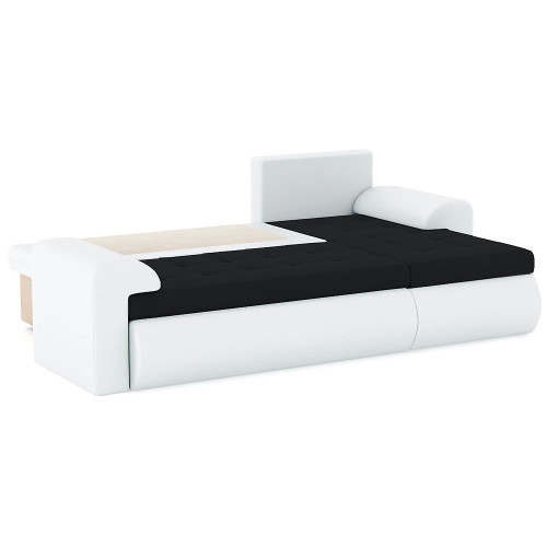 Диван угловой Кормак (Цезарь) Plush Black