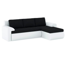 Диван угловой Кормак (Цезарь) Plush Black