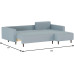 Диван угловой Мартиника Light Grey