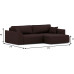 Диван угловой Рафаэль Plush Style-3