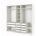 Гардеробная Пакс IKEA 10 ящиков 236