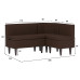 Кухонный уголок Лео Plush Brown