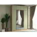 Шкаф Монс-4 МДФ с антресолью и зеркалами