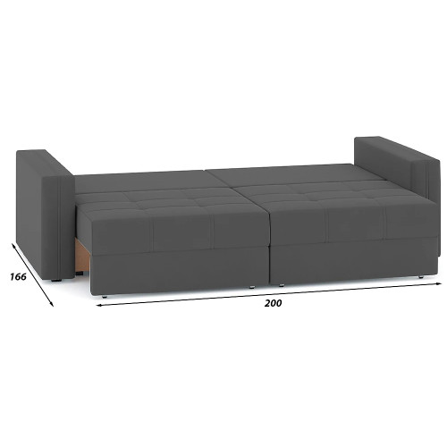 Диван прямой Брест Plush Grey