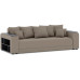 Диван прямой Дубай Plush Light Brown