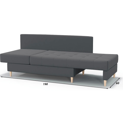 Диван прямой Лея Plush Grey