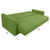 Диван прямой Милан Green