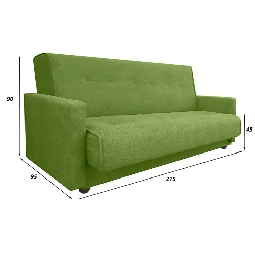 Диван прямой Милан Green