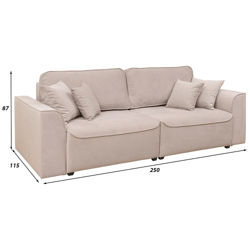 Диван прямой Рафаэль Beige