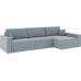 Диван угловой Брест-3 Plush Light Grey