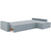 Диван угловой Брест-3 Plush Light Grey