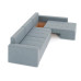 Диван угловой Брест-3 Plush Light Grey