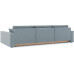 Диван угловой Брест-3 Plush Light Grey