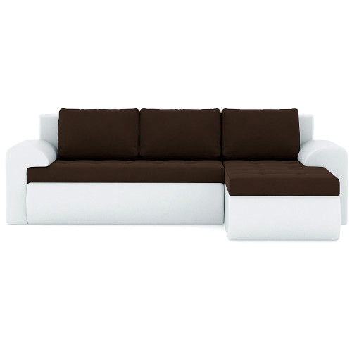 Диван угловой Кормак (Цезарь) Plush Brown