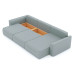 Диван угловой Рафаэль-3 Зара Стил