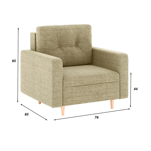 Кресло Белфаст Сountry Дарк Beige