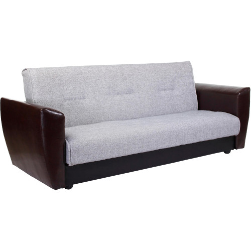 Диван прямой Амстердам Grey Black книжка