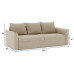 Диван прямой Эрдинг Plush Beige