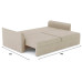 Диван прямой Эрдинг Plush Beige