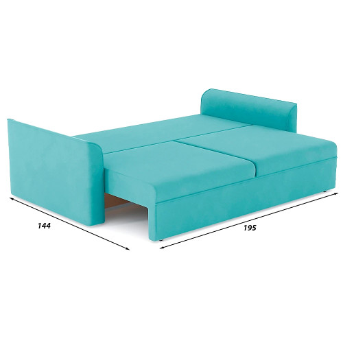 Диван прямой Эрдинг Plush Blue