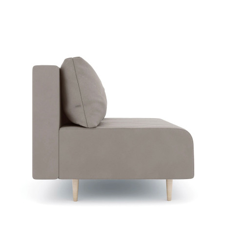 Диван прямой Милли Зара Light Brown Мини без подлокотников