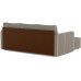 Диван угловой Слим Plush Light Brown