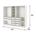 Гардеробная Пакс IKEA 10 ящиков 201