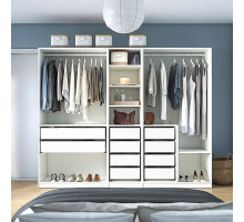 Гардеробная Пакс IKEA 10 ящиков 201