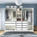 Гардеробная Пакс IKEA 10 ящиков 201
