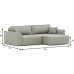 Диван угловой Рафаэль Plush Style-12