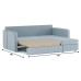Диван угловой Слим Plush Light Grey