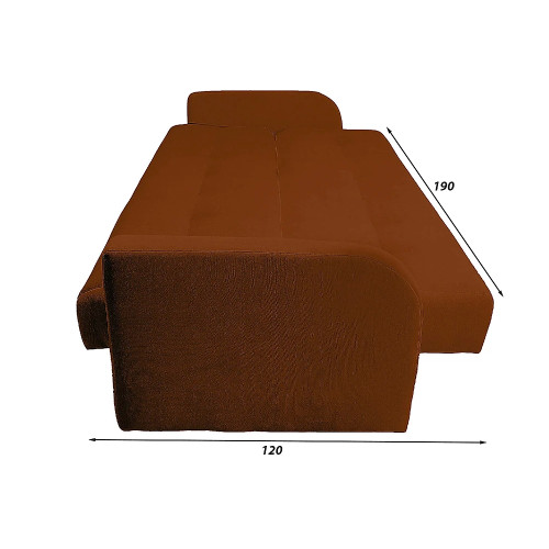 Диван прямой London Люкс Brown