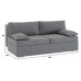 Диван прямой Лавия Сountry Grey