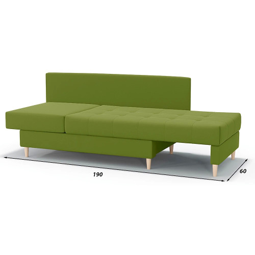 Диван прямой Лея Plush Green