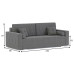 Диван прямой Милфорд Сountry Grey