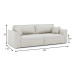 Диван прямой Рафаэль Plush Style 20