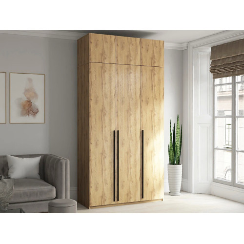 Шкаф Лорена-3 М с антресолью Style-14
