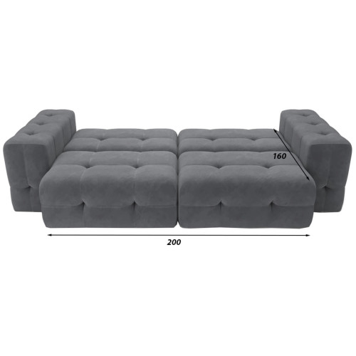 Диван модульный Спилберг Plush Grey