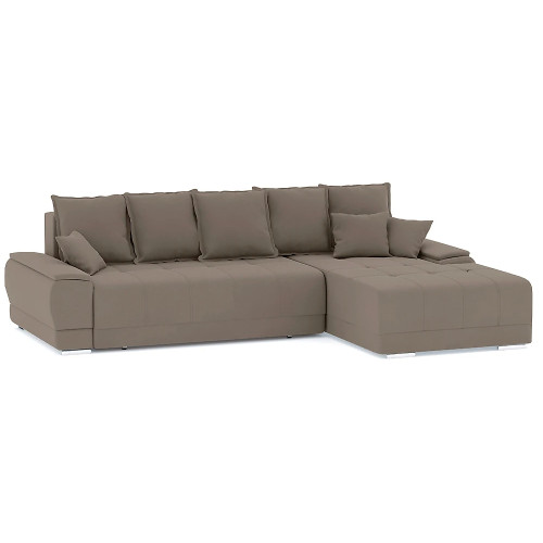 Диван угловой Nordviks (Модерн) Plush Light Brown