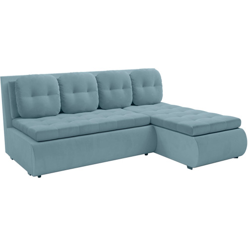 Диван угловой Кормак Велюр Light Blue