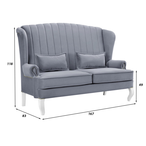 Диван Гранд Plush Grey