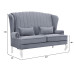 Диван Гранд Plush Grey