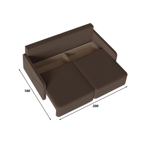 Диван Тоскана Plush Brown