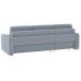 Диван угловой Белфаст Plush Light Grey