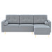 Диван угловой Белфаст Plush Light Grey