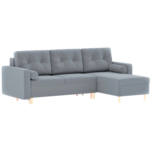 Диван угловой Белфаст Plush Light Grey