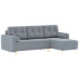 Диван угловой Белфаст Plush Light Grey