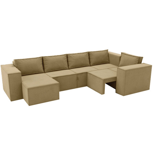 Диван модульный Лофт П-образный Light Brown