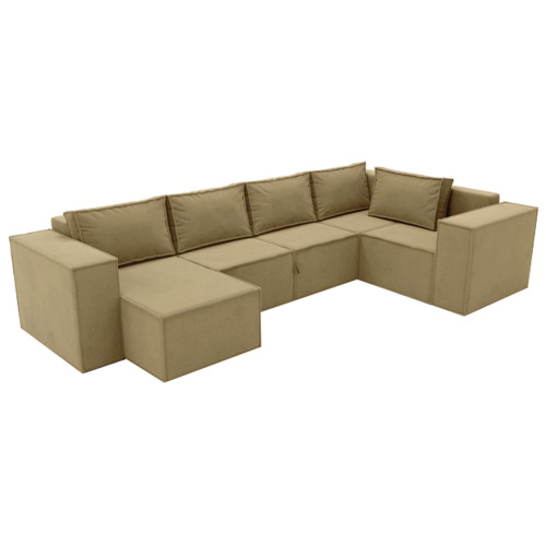 Диван модульный Лофт П-образный Light Brown