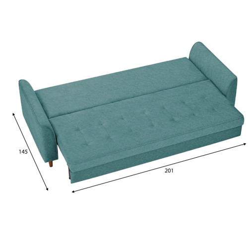 Диван Скандия Plush Blue